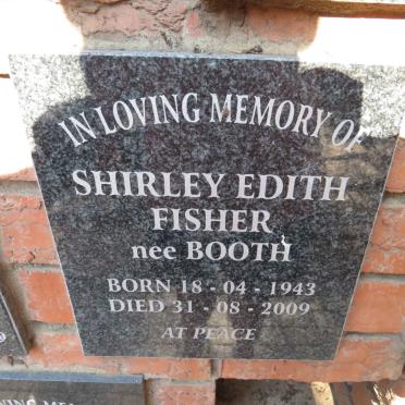 FISHER Shirley Edith nee BOOTH 1943-2009