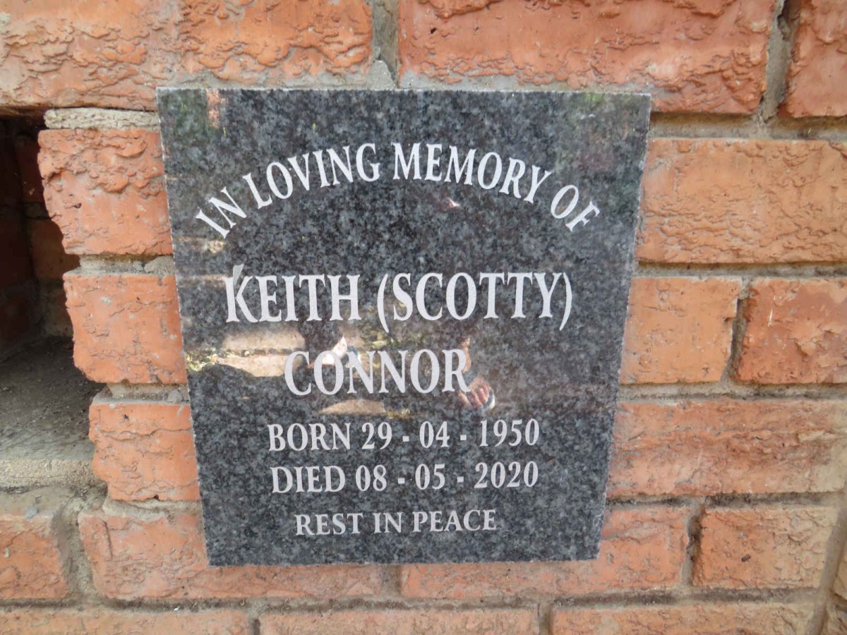 CONNOR Keith 1950-2020