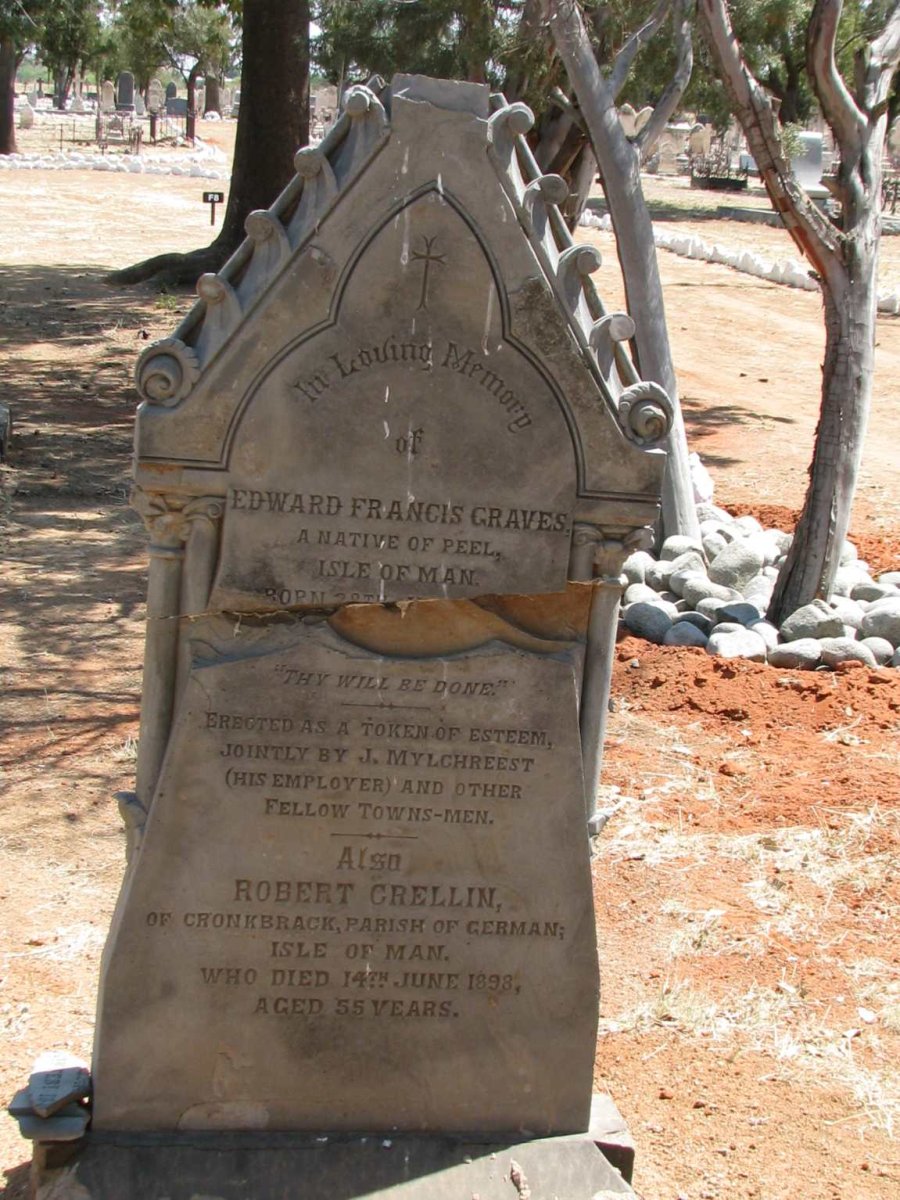 GRAVES Edward Francis :: CRELLIN Robert -1898