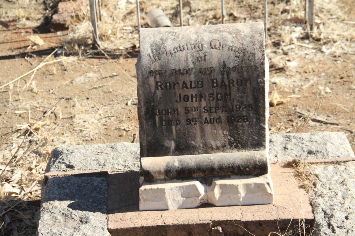 JOHNSON Ronald Baron 1925-1928