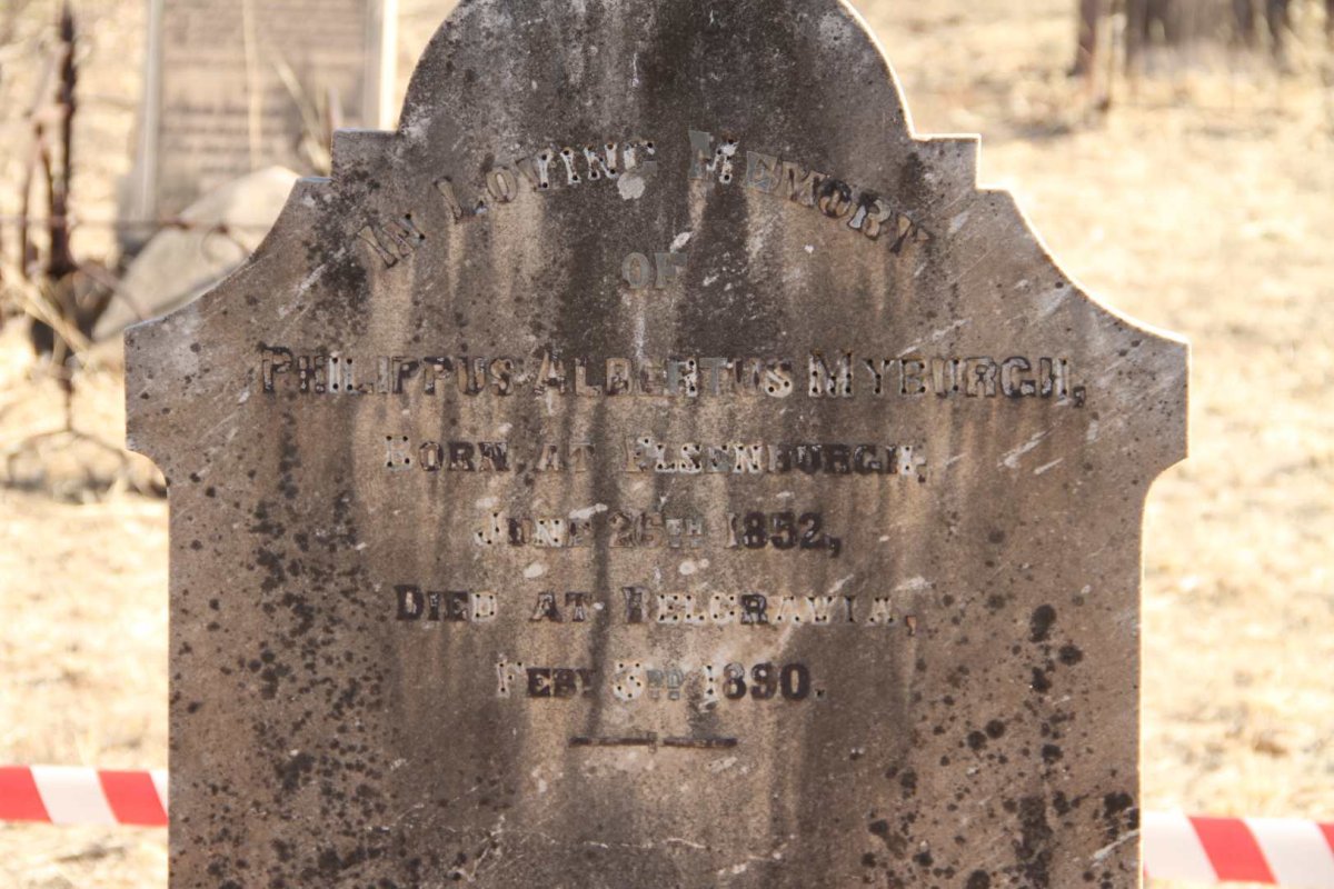 MYBURGH Philippus Albertus 1852-1890