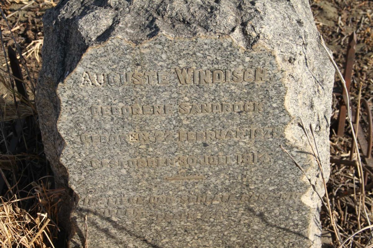 WINDISCH Auguste 1879-1914