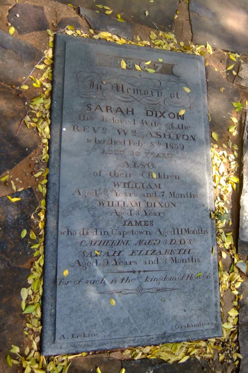 DIXON Sarah Ashton -1859 :: DIXON William :: DIXON William :: DIXON James :: DIXON Catherine :: DIXON Sarah Elizabeth