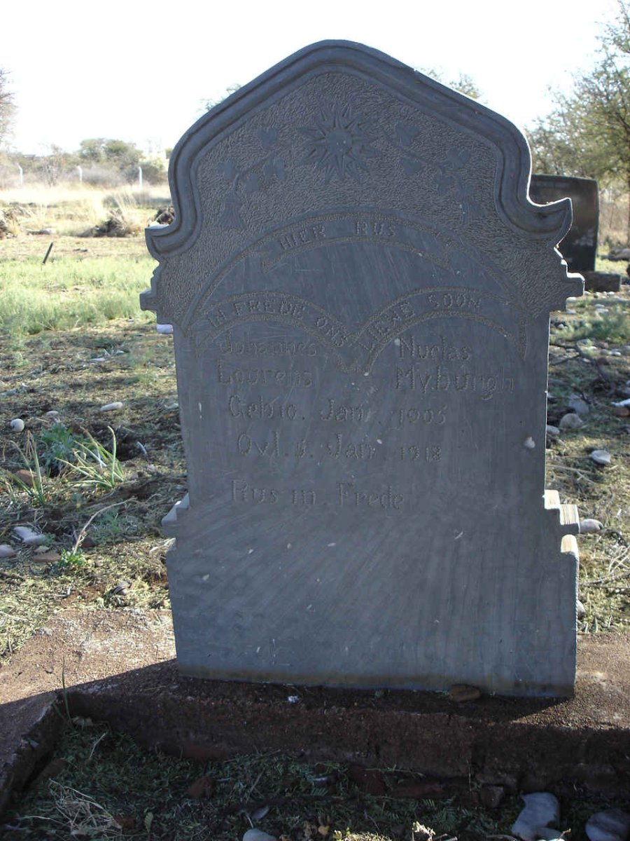MYBURGH Johannes Nuclas Lourens 1905-1918