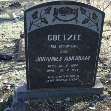 COETZEE Johannes Abraham 1894-1974