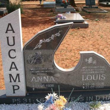 AUCAMP Louis 1928-2003 &amp; Anna 1938-