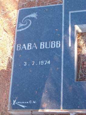 BUBB Baba -1974