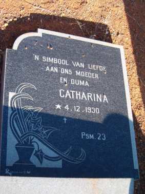 CROUCAMP Catharina 1930-