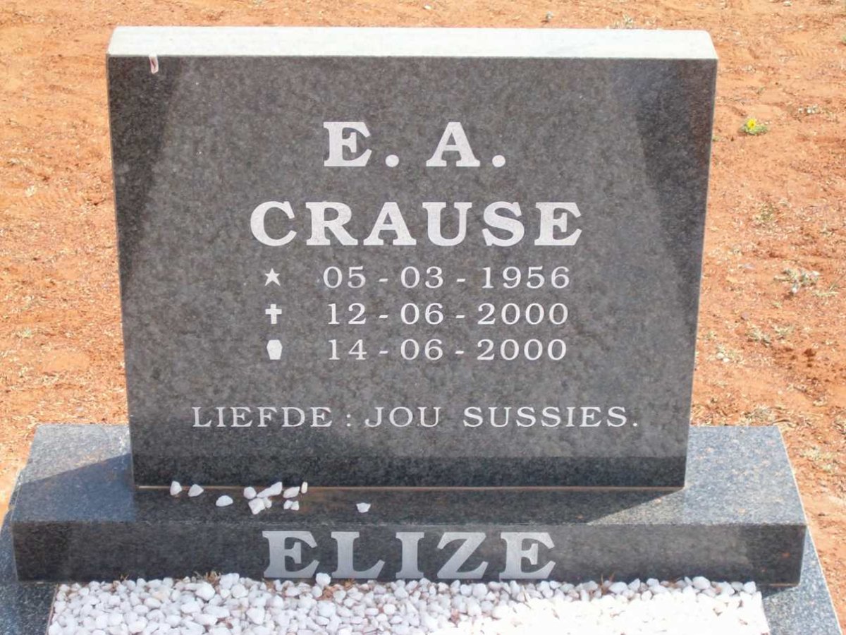 CRAUSE E.A. 1956-2000
