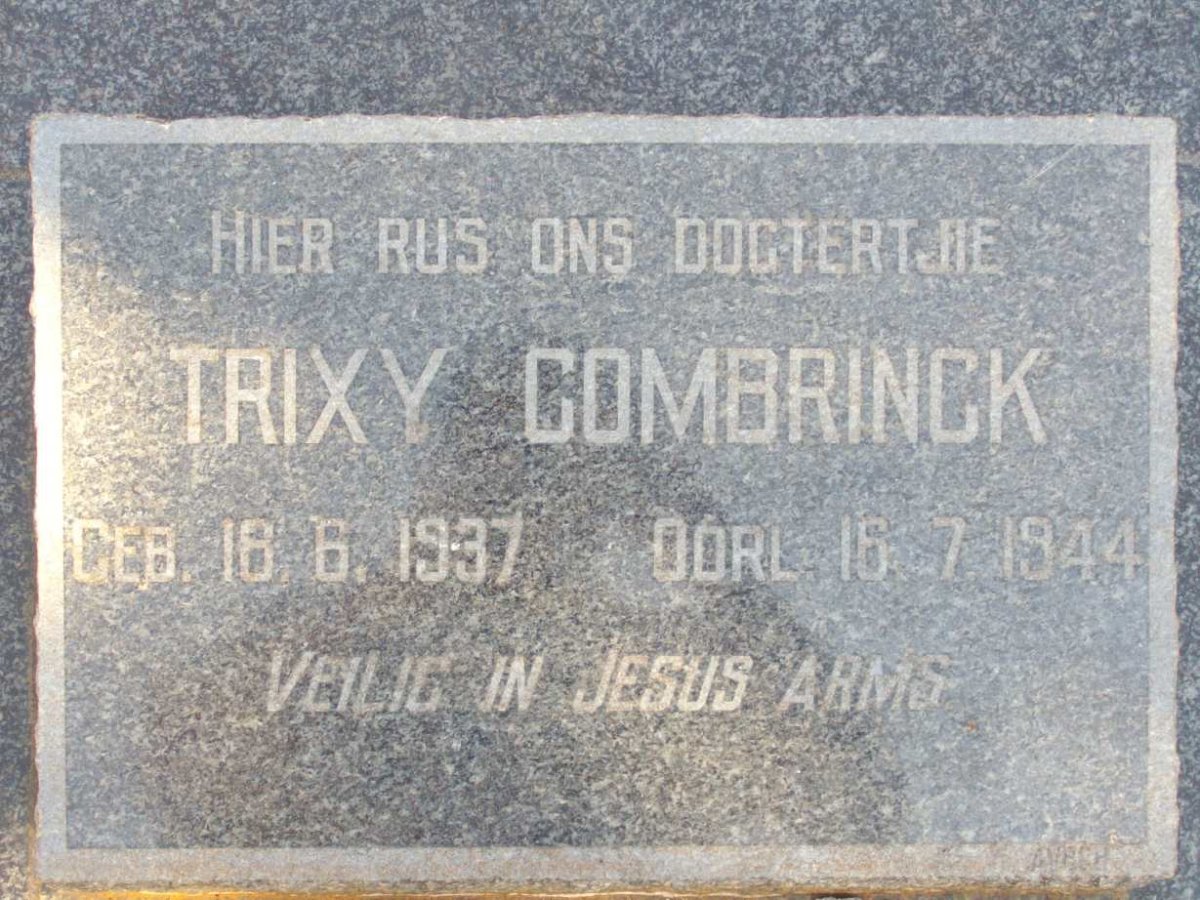 COMBRINCK Trixy 1937-1944