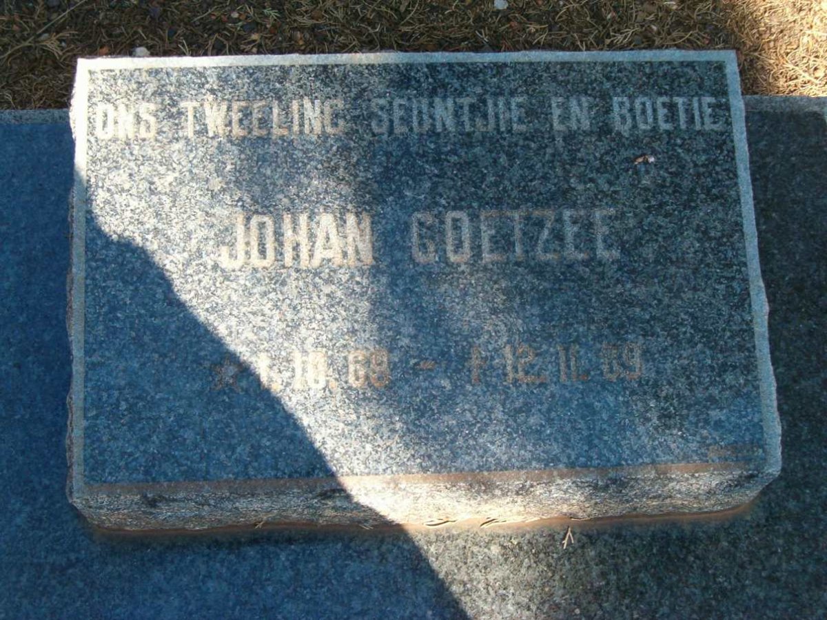 COETZEE Johan 1968-1969