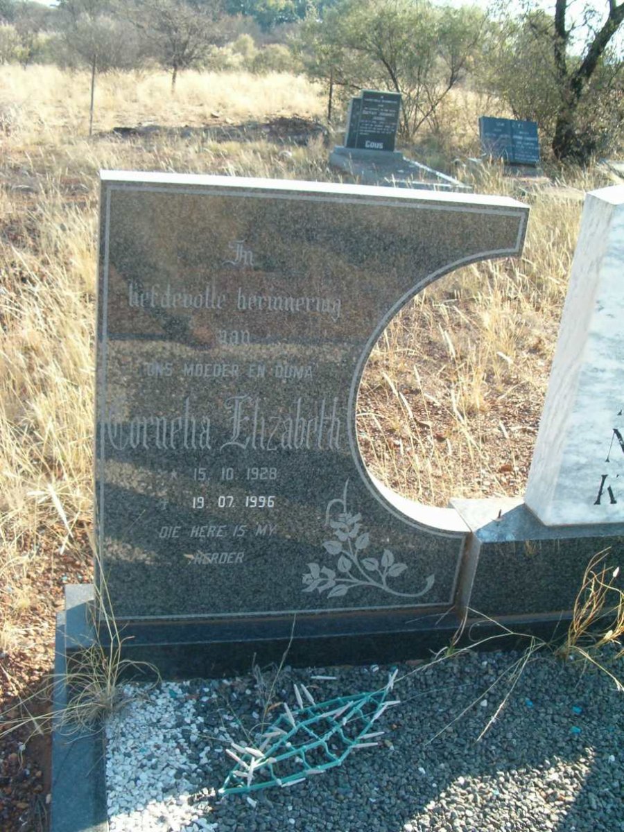 ERLANK Cornelia Elizabeth 1928-1996
