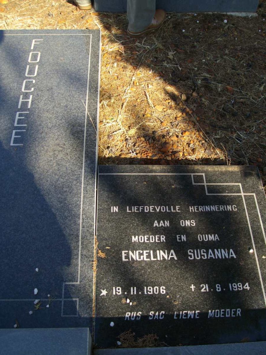 FOUCHEE Engelina Susanna 1906-1994