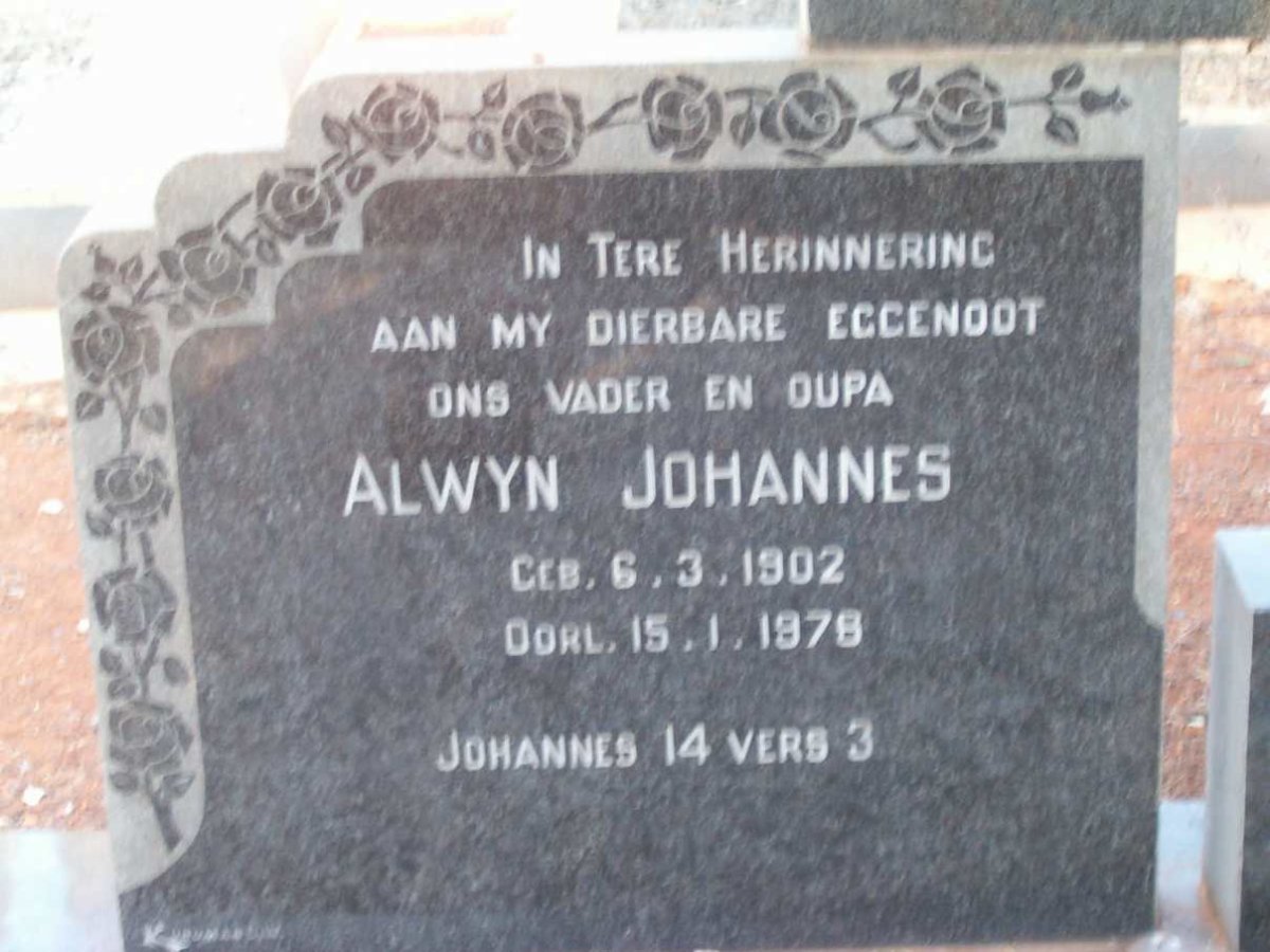 GROBLER Alwyn Johannes 1902- 978