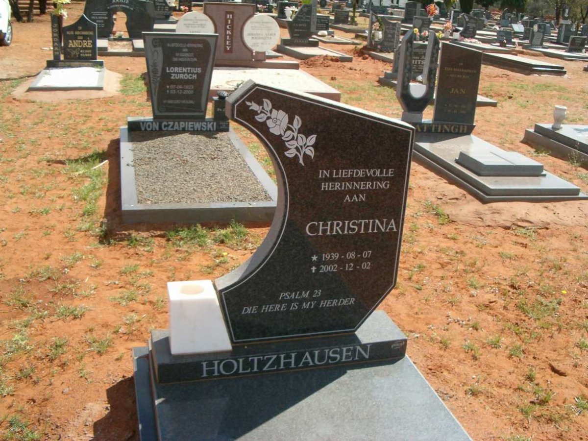 HOLTZHAUSEN Christina 1939-2002