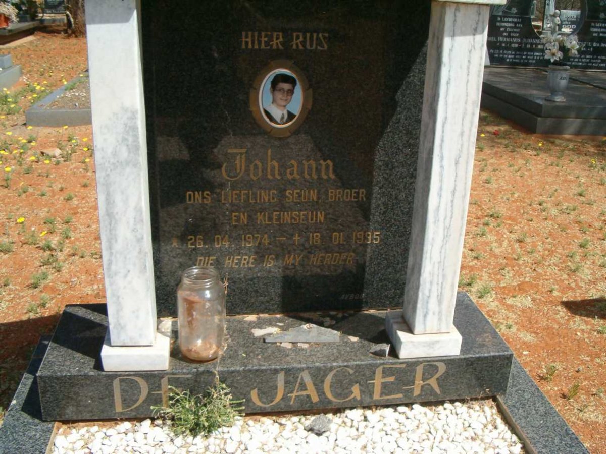 JAGER Johann, de 1974-1995