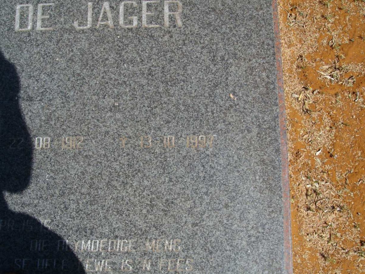 JAGER Ignatius, de 1912-1997