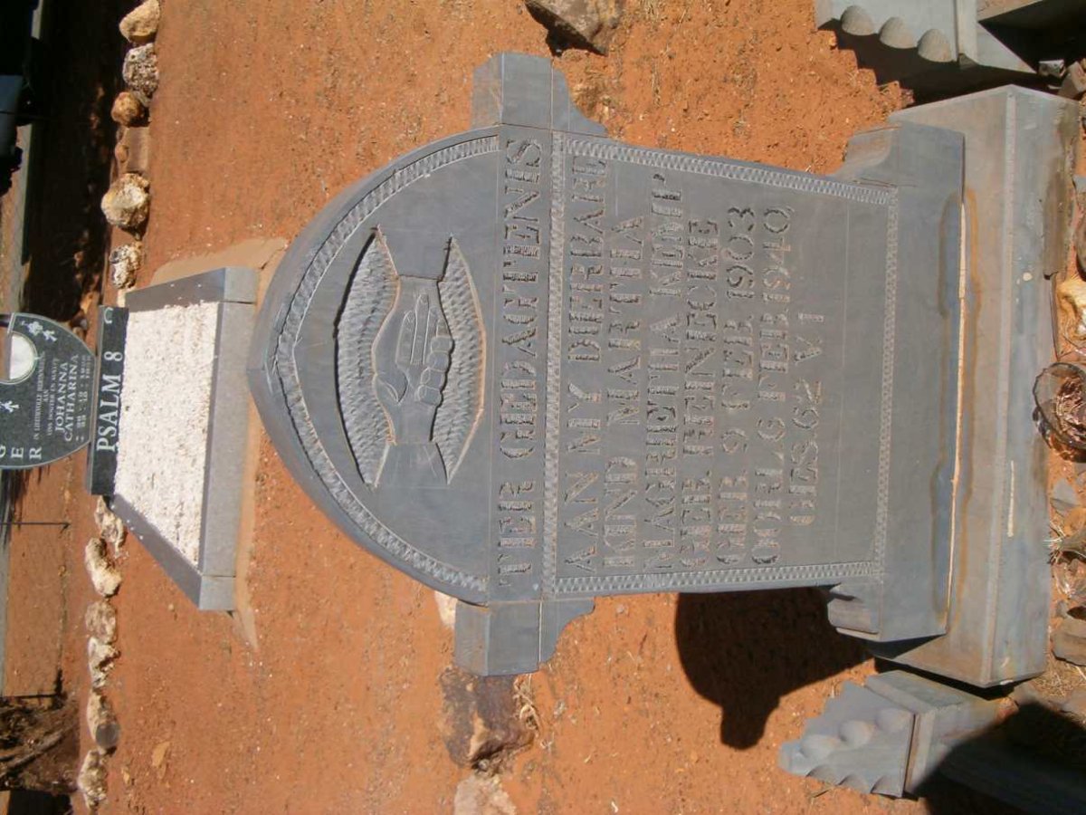 KEMP Martha Magrietha nee REINECKE 1903-1940