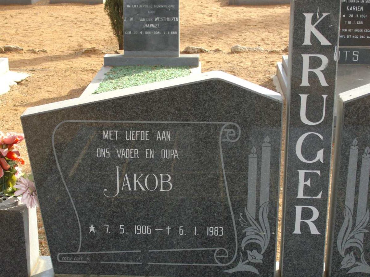 KRUGER Jakob 1906-1983