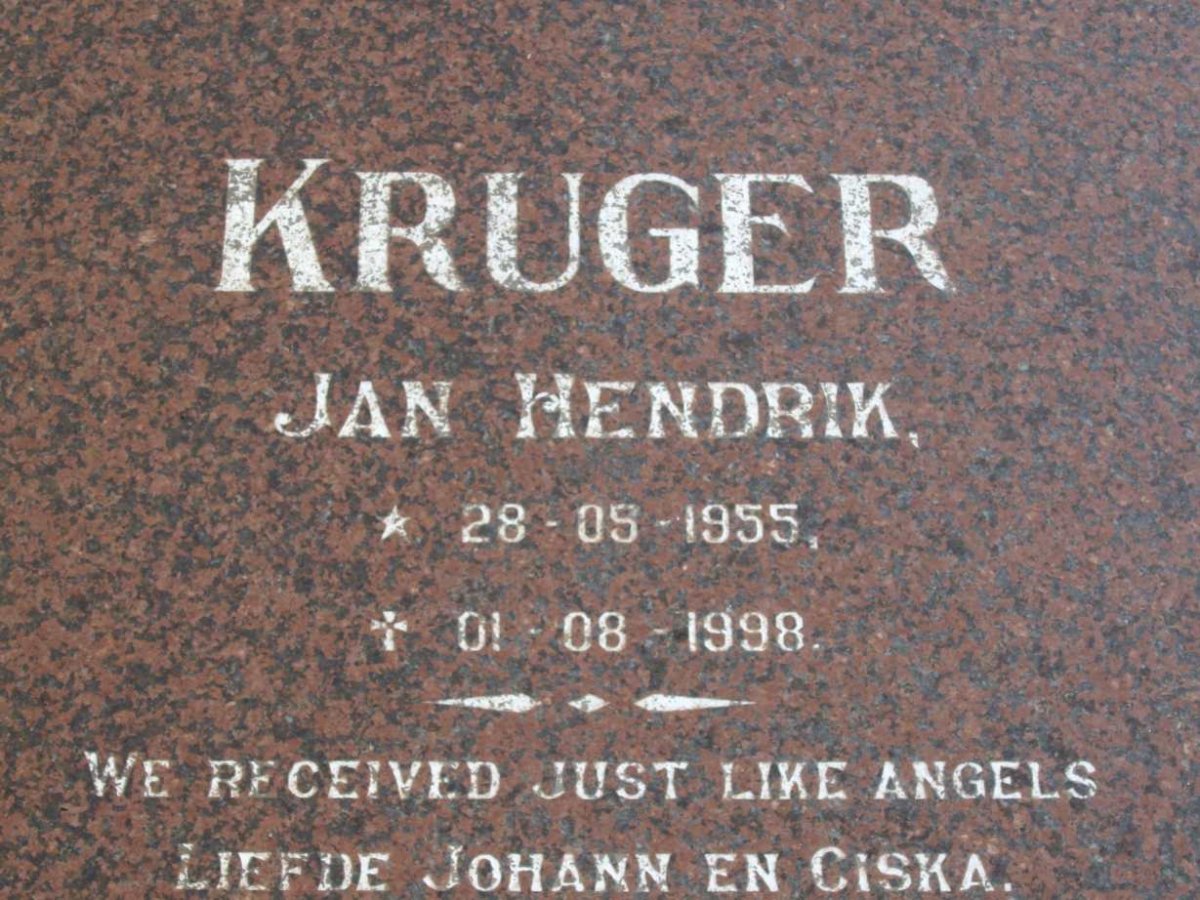 KRUGER Jan Hendrik 1955-1998