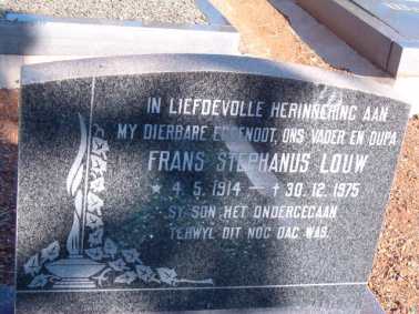 LOUW Frans Stephanus 1914-1975
