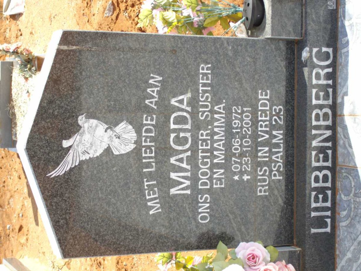 LIEBENBERG Magda 1972-2001