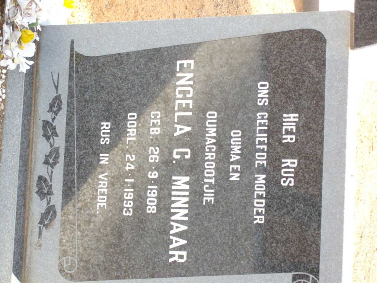 MINNAAR Engela C. 1908-1993