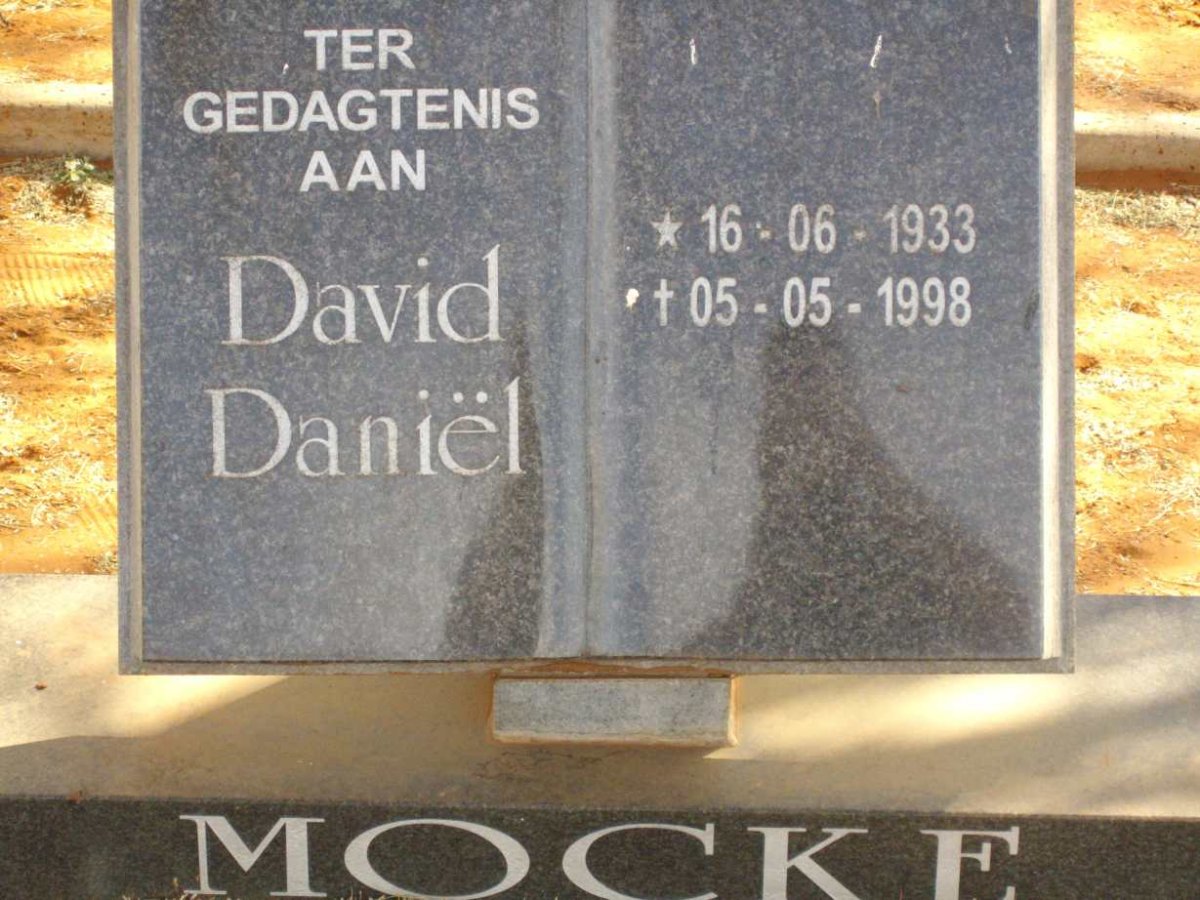 MOCKE David Daniël 1933-1998