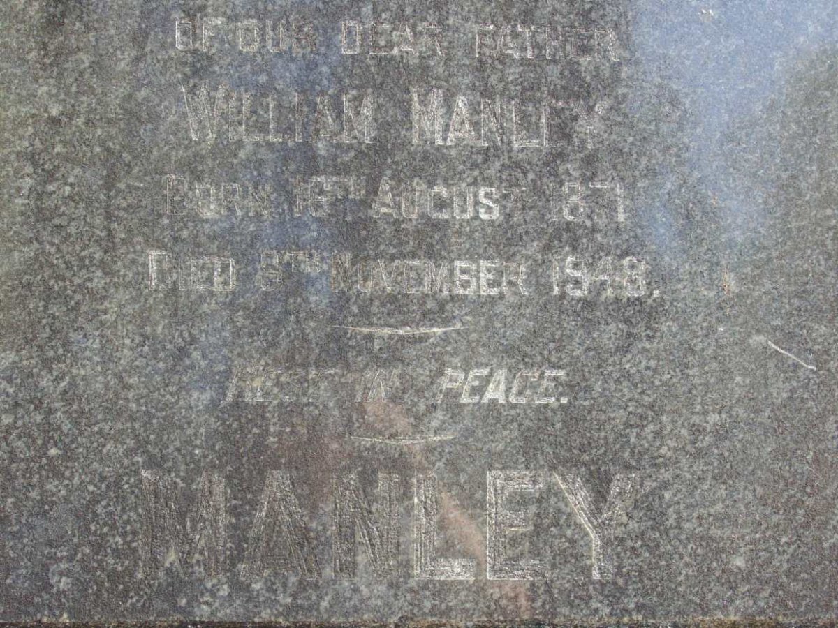 MANLEY William 1871-1948