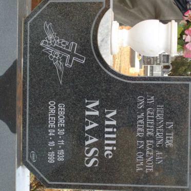 MAASS Millie 1938-1999