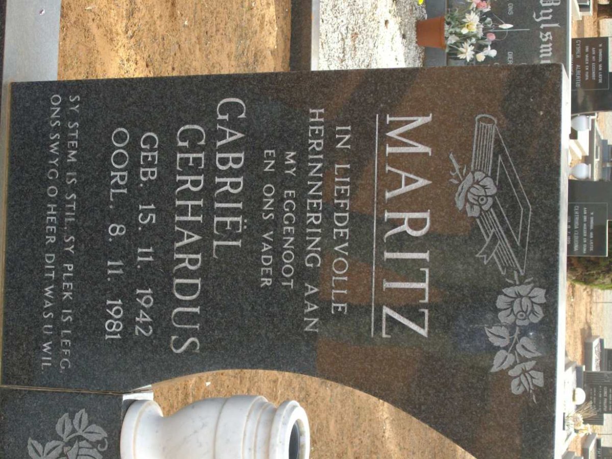 MARITZ Gabriel Gerhardus 1942-1981