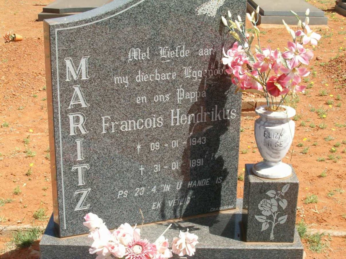 MARITZ Francois Hendrikus 1943-1991
