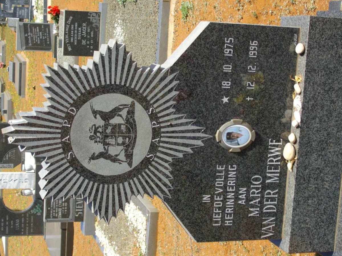 MERWE Mario, van der 1975-1996