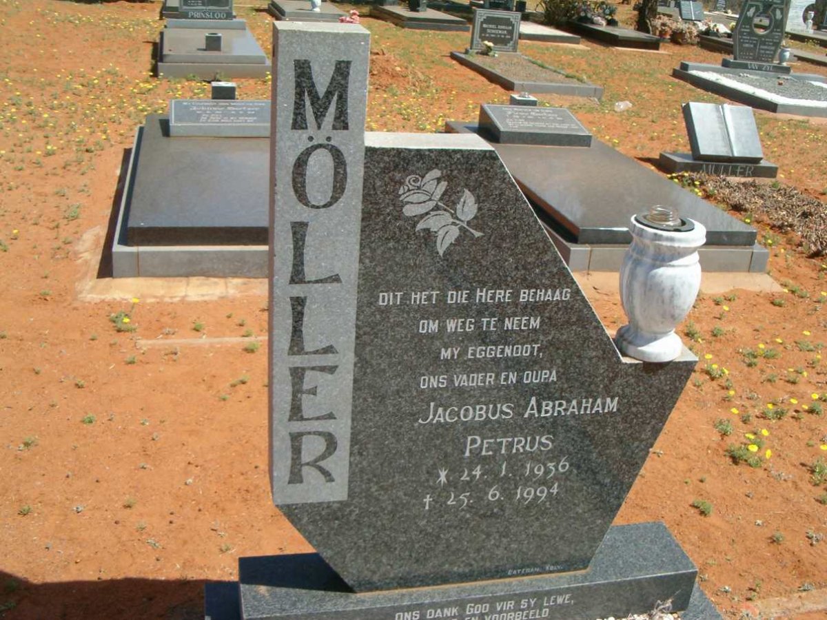 MÖLLER Jacobus Abraham Petrus 1956-1994