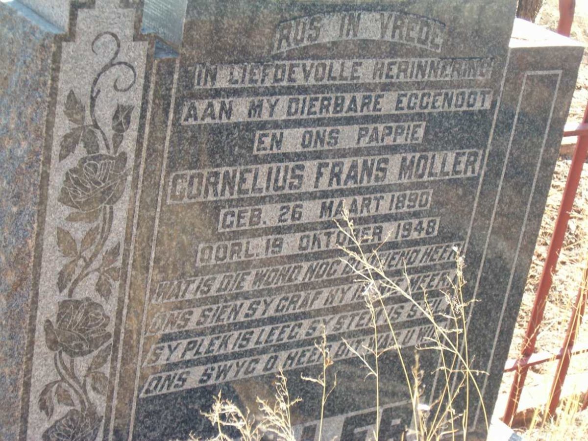 MOLLER Cornelius Frans 1890-1948