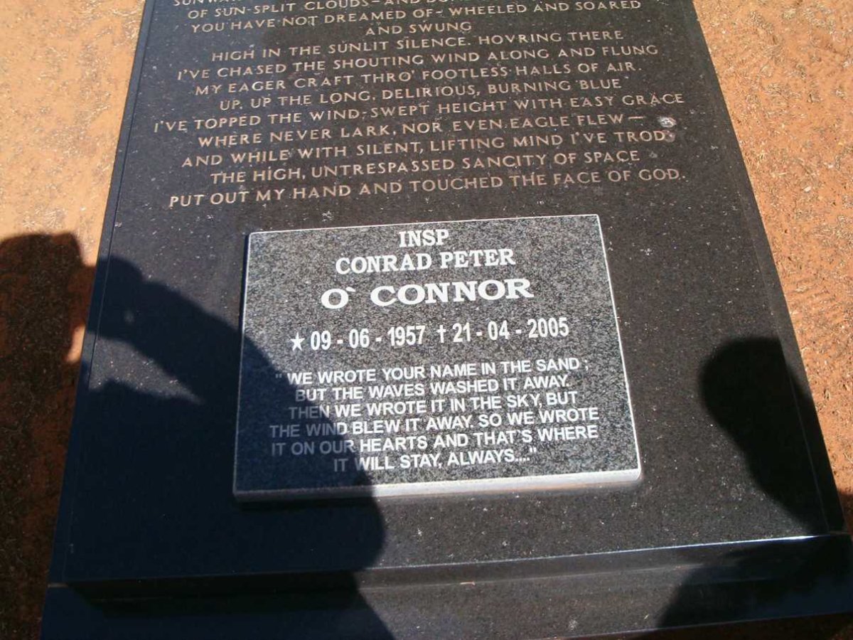 O'CONNOR Conrad Peter 1957-2005