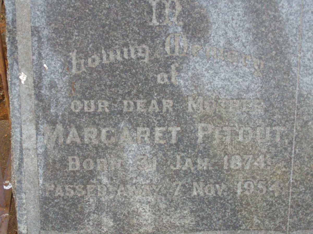 PITOUT Margaret 1874-1954