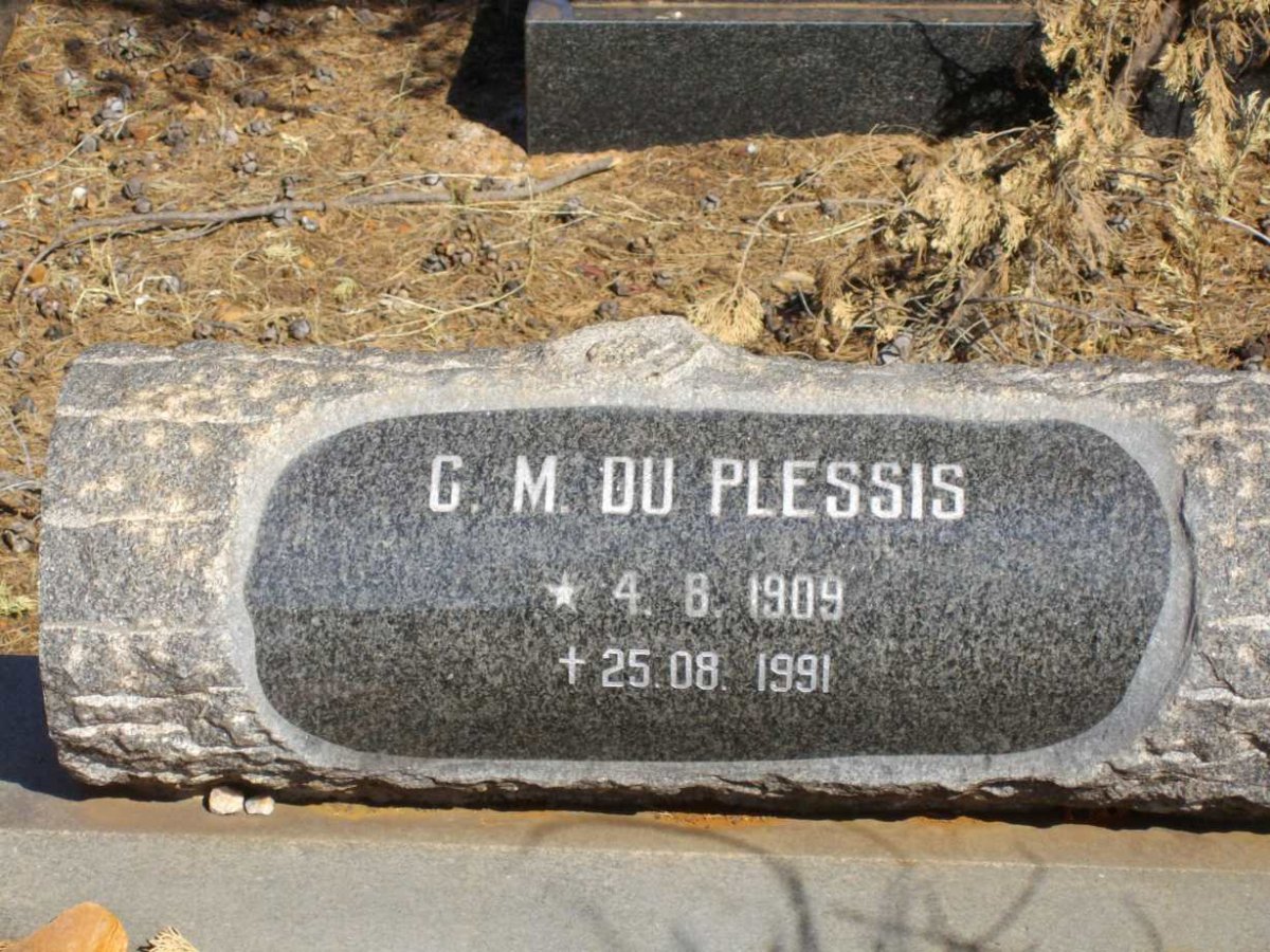 PLESSIS G.M., du 1909-1991