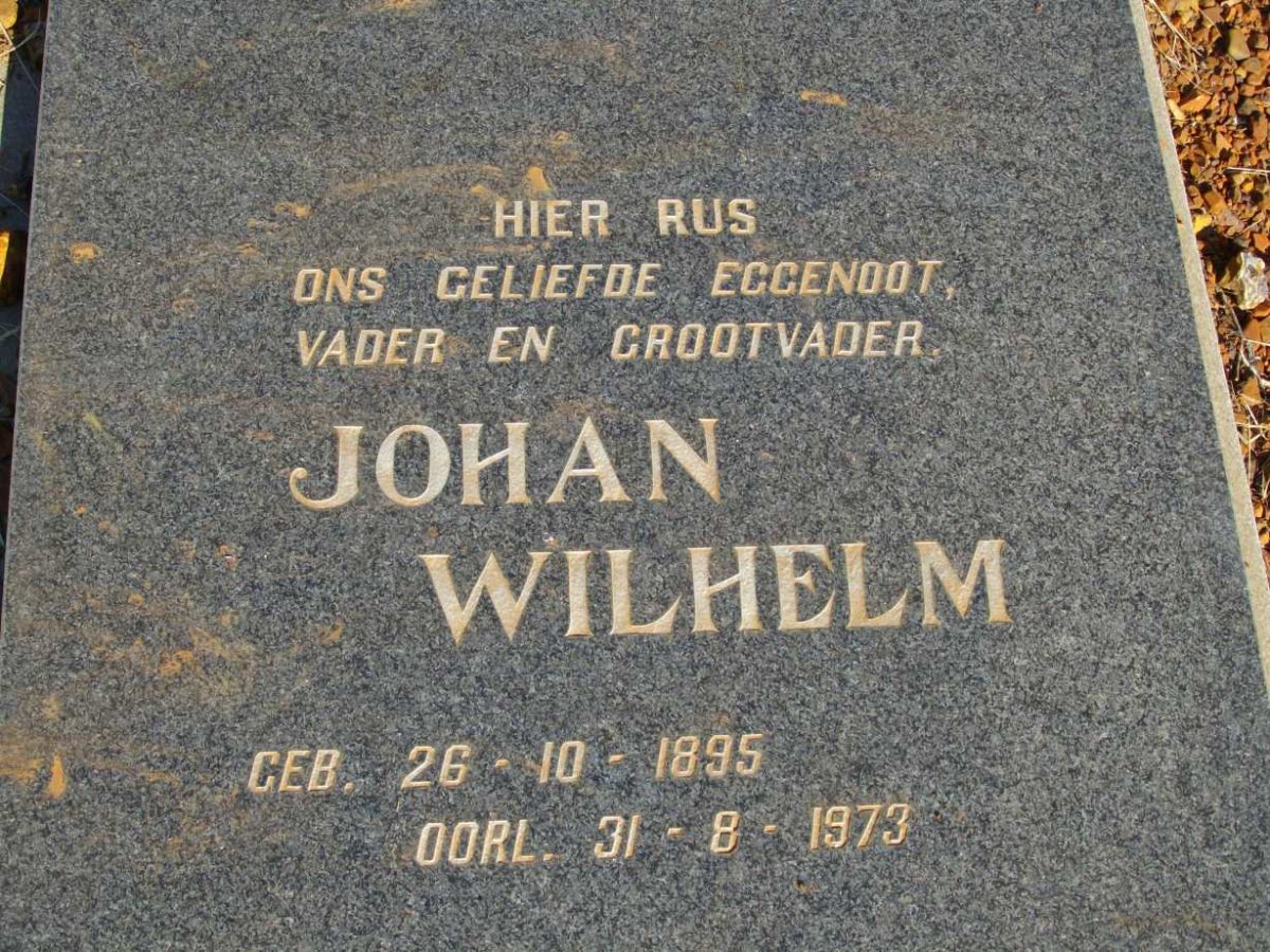 RIEKERT Johan Wilhelm 1895-1973