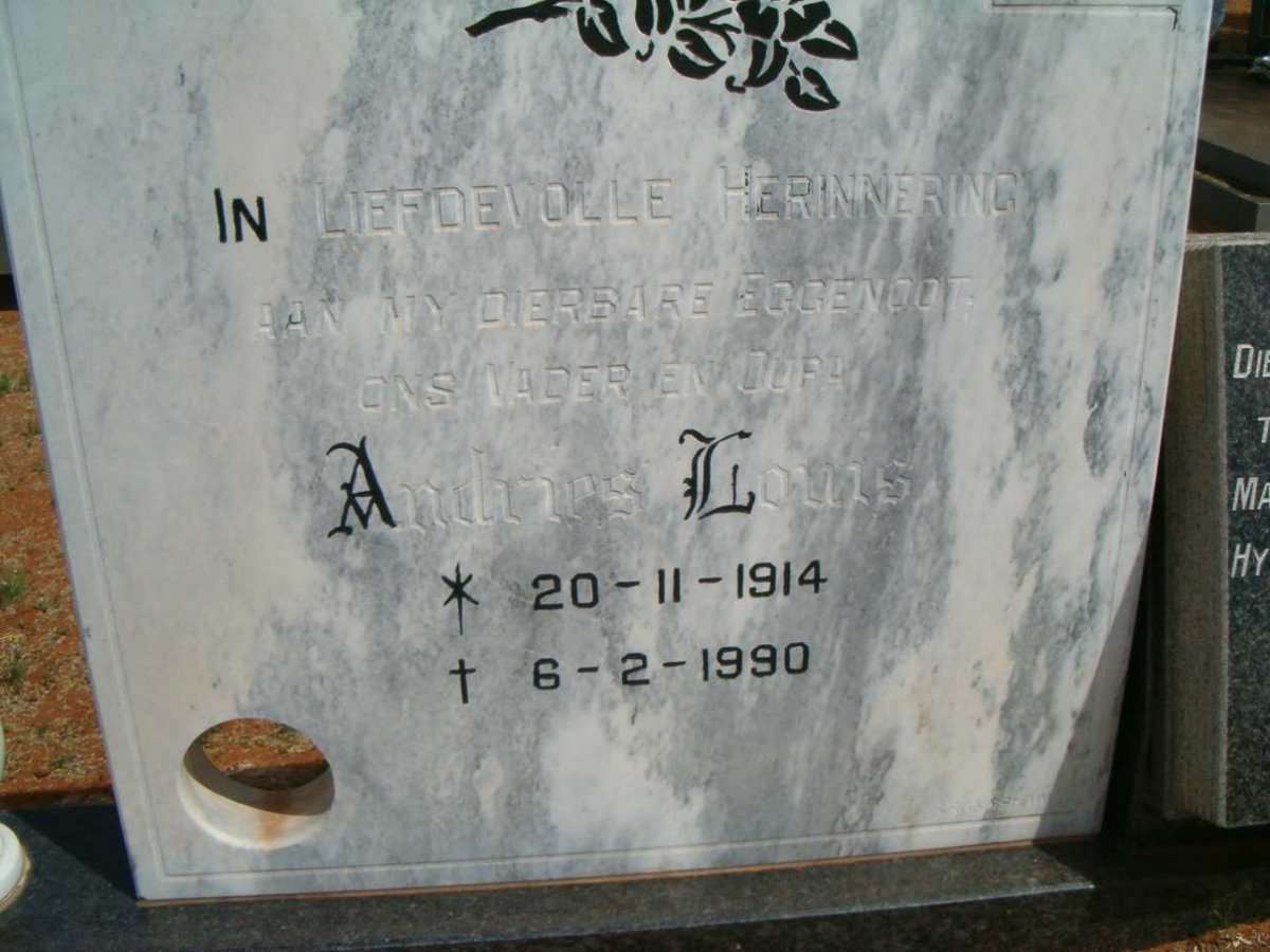 ? Andries Louis 1914-1990