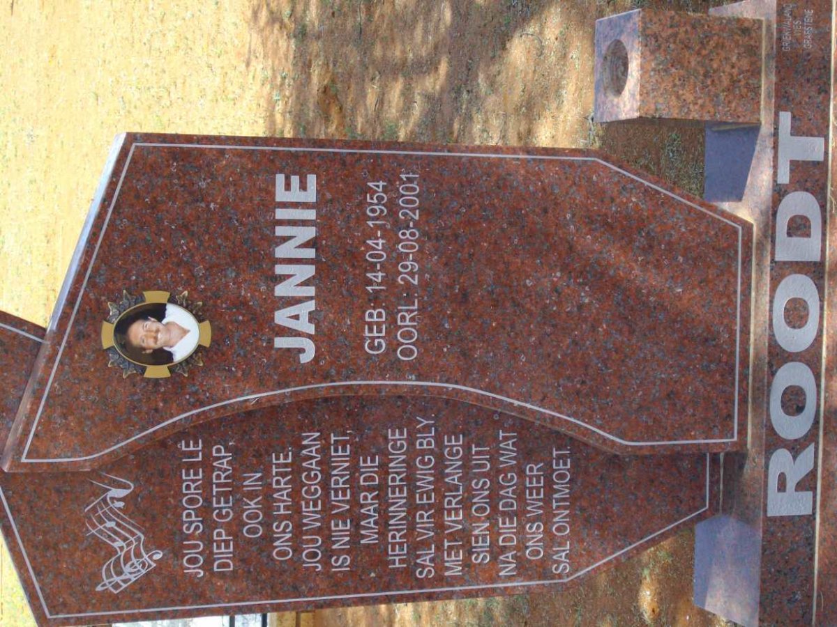 ROODT Jannie 1954-2001