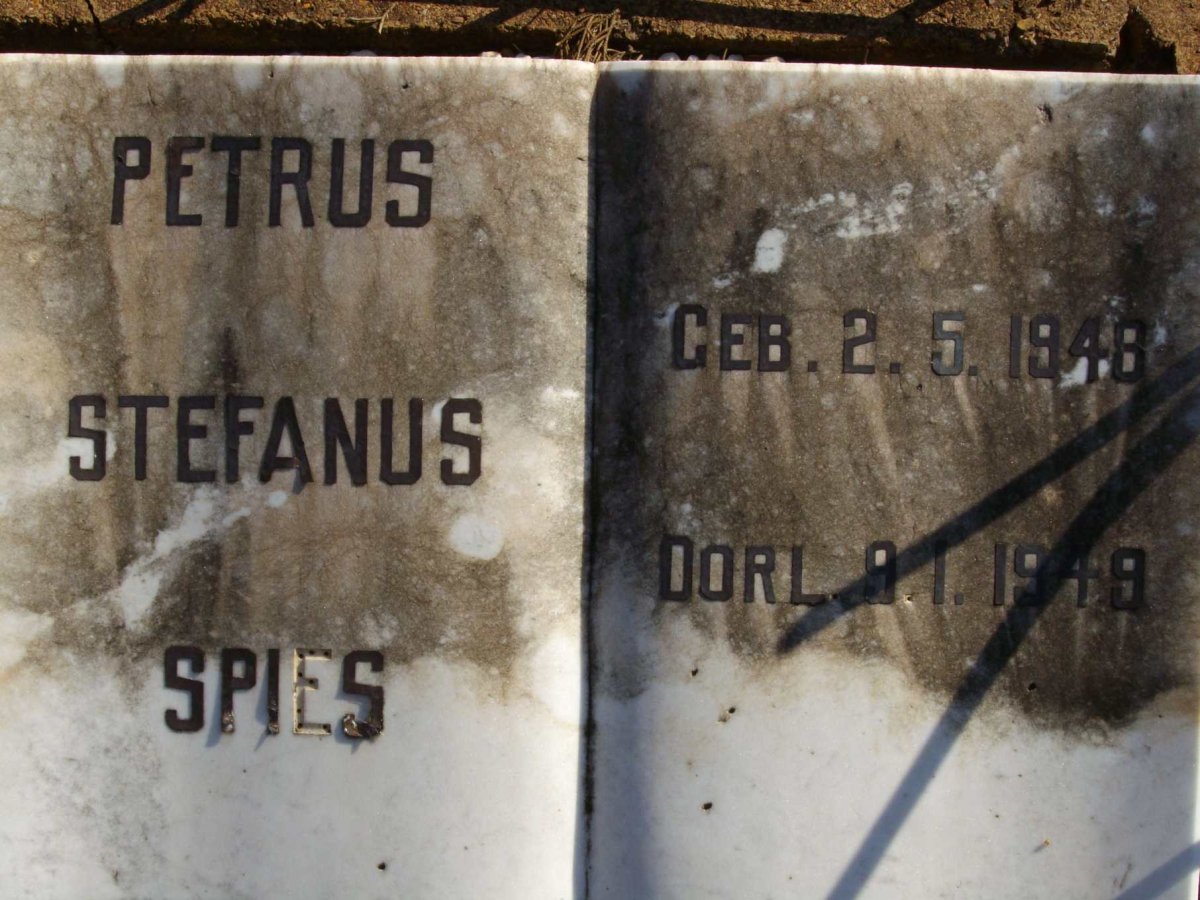 SPIES Petrus Stefanus 1948-1949