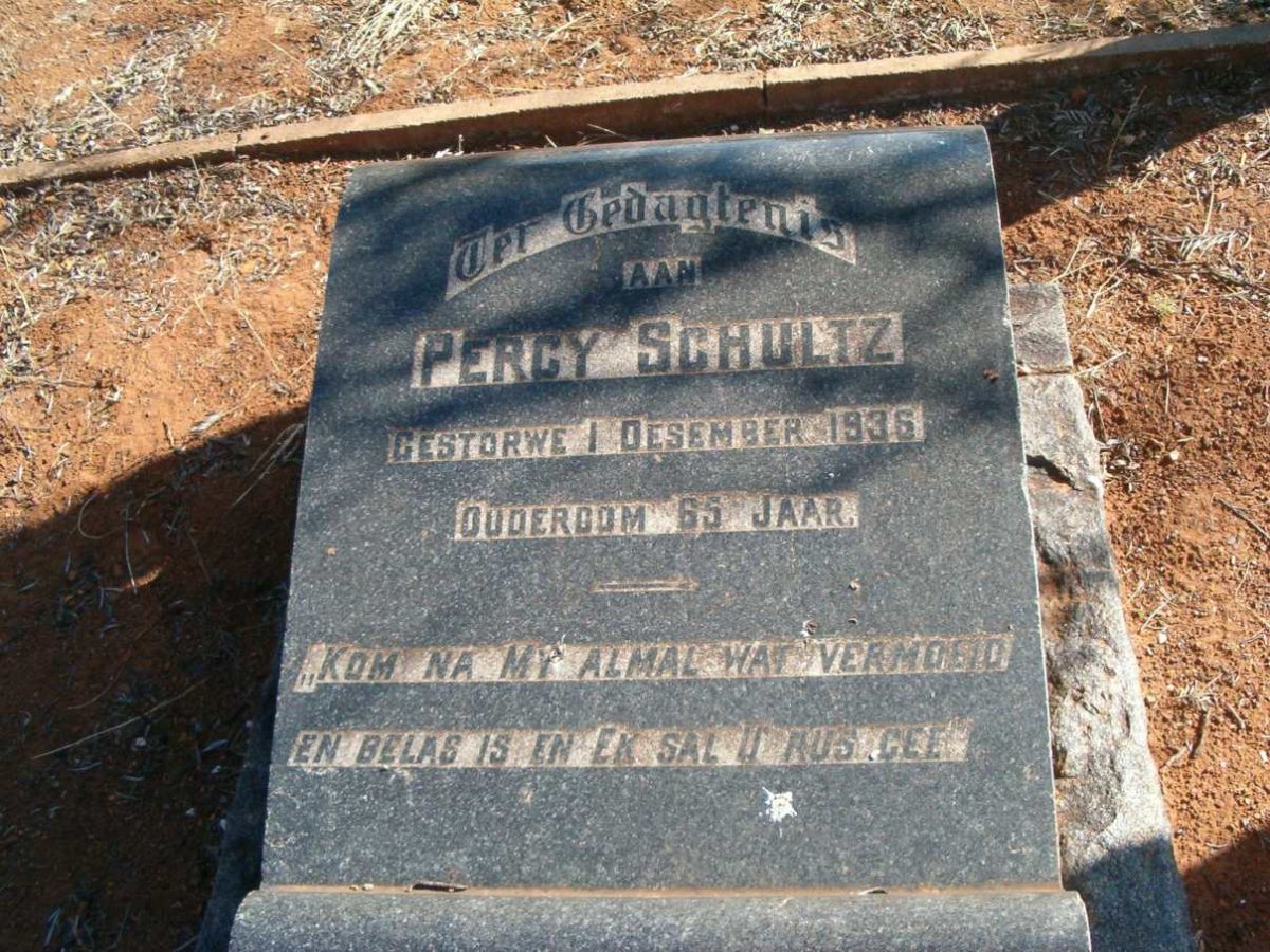 SCHULTZ Percy -1936