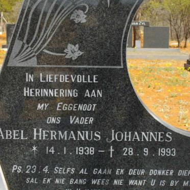 SLABBERT Abel Hermanus Johannes 1938-1993