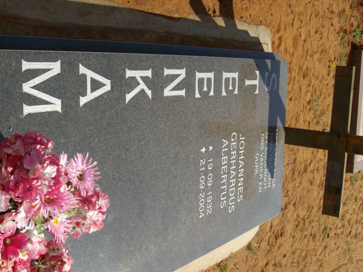 STEENKAMP Johannes Gerhardus Albertus 1932-2004