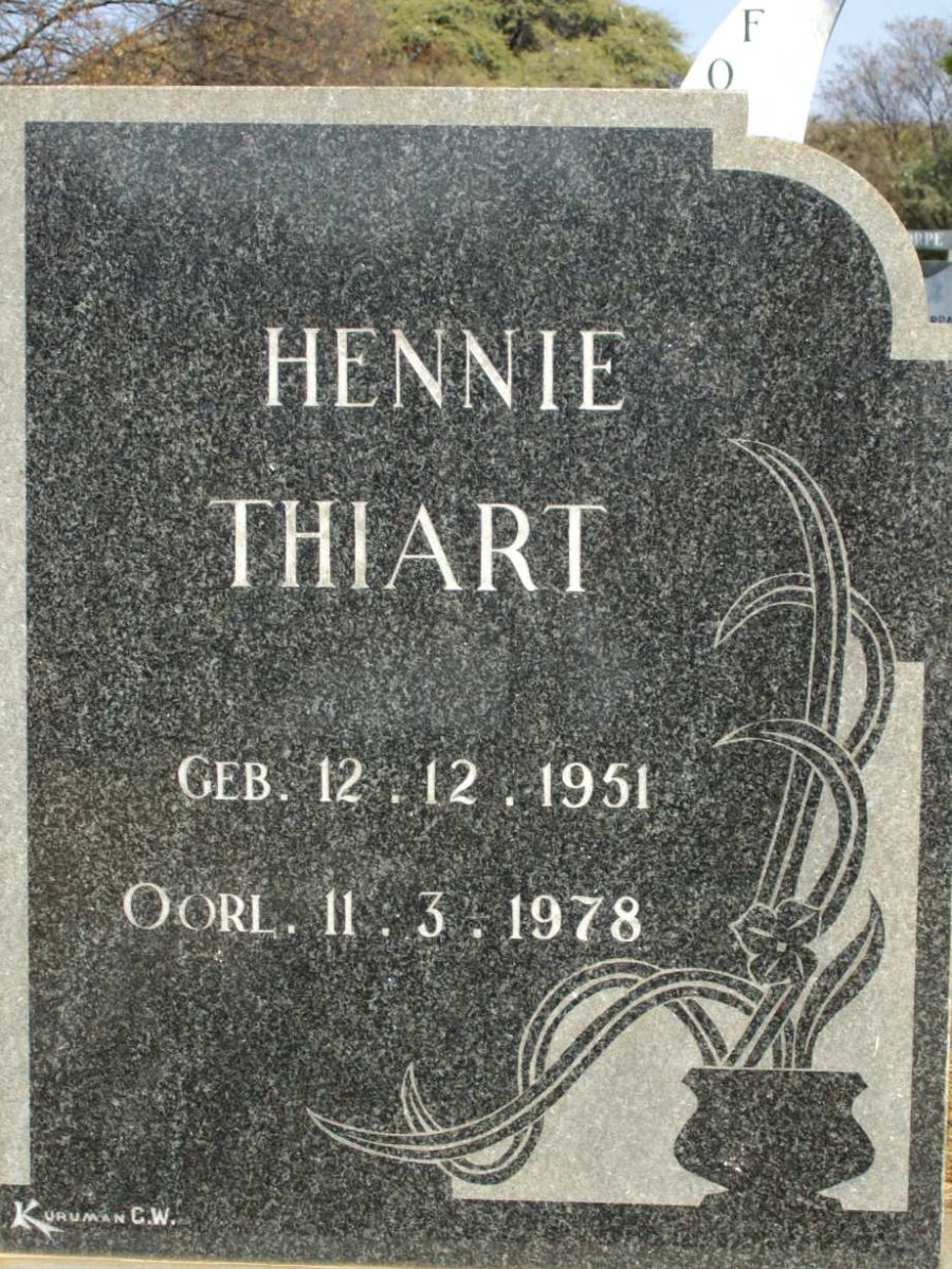 THIART Hennie 1951-1978