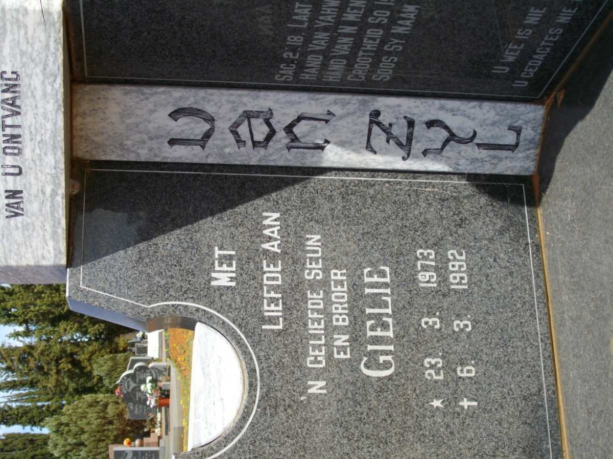 ZYL Gideon Pieter, van 1973-1992