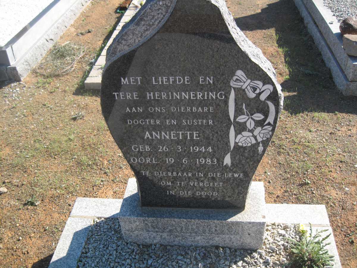 ? Annette 1944-1983