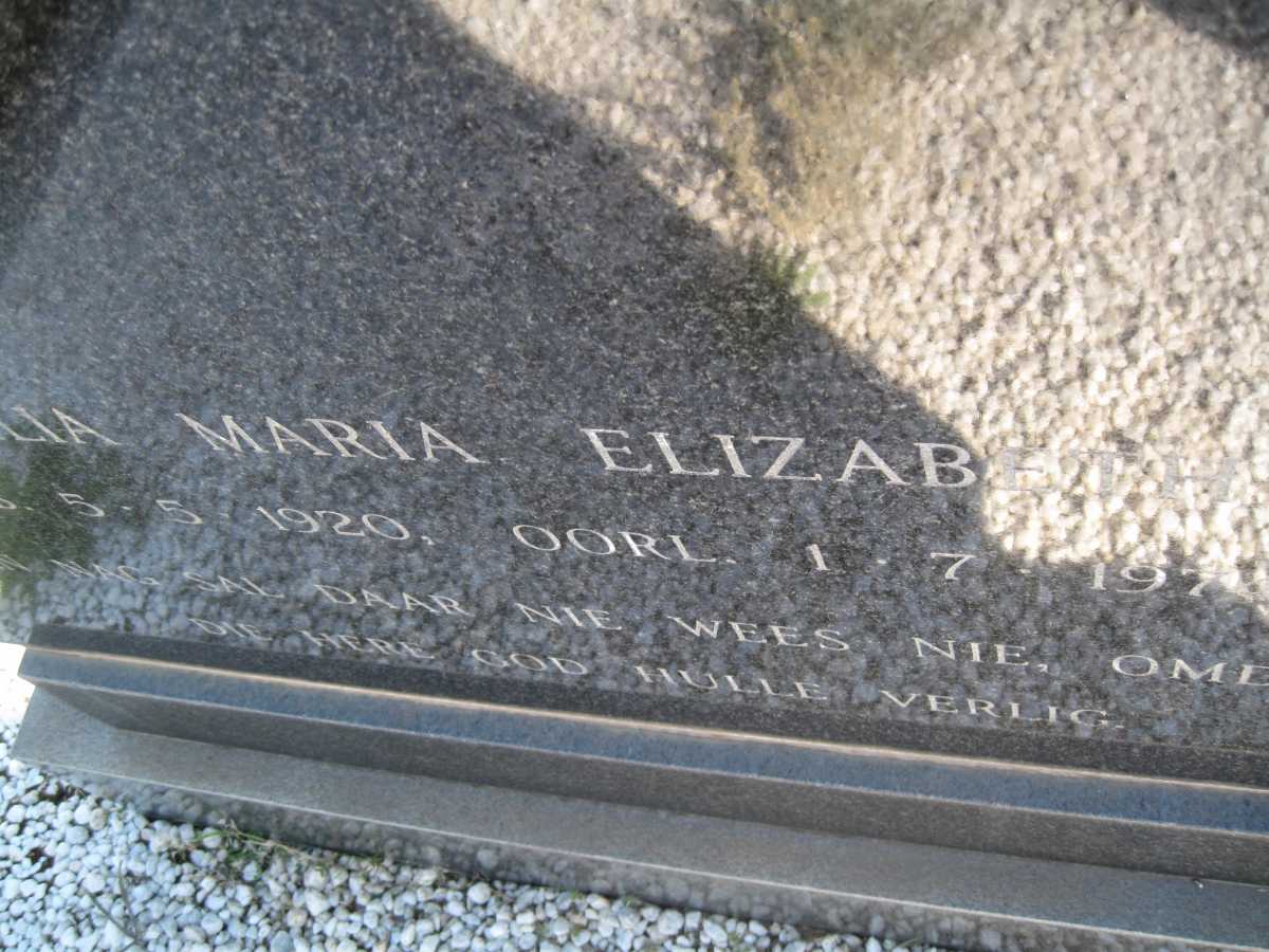 VOLLGRAAFF Cecilia Maria Elizabeth 1920-1974