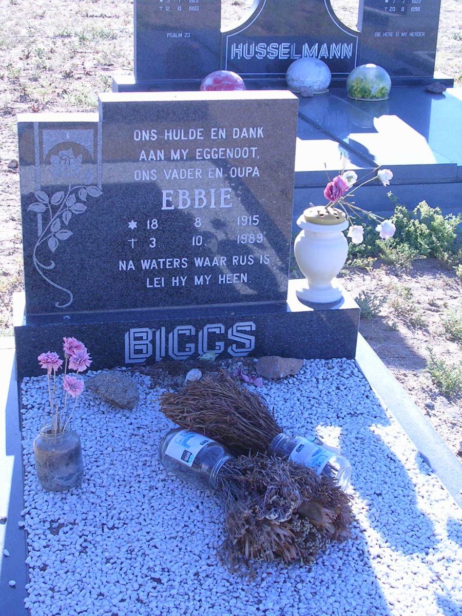 BIGGS Ebbie 1915-1989